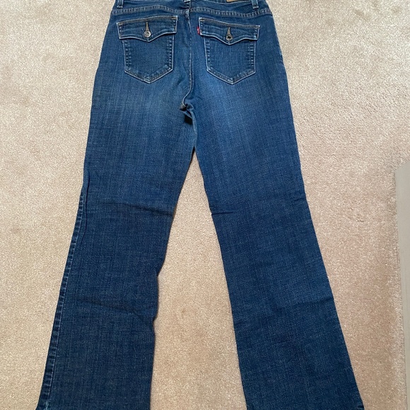 Levi's perfectly slimming boot cut 512 jeans size 8s - Picture 3 of 4